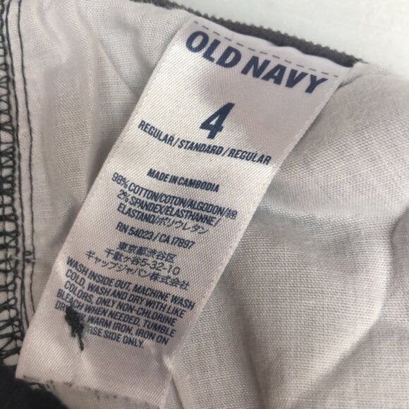 LIKE NEW OLD NAVY GRAY ROCKSTAR SKINNY CORDS 4/27x29 ⚓️ - Picture 4 of 12